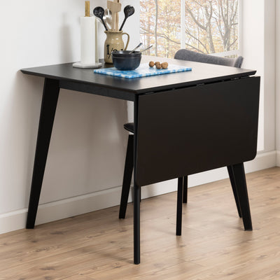 Roxby Extending Dining Table 80-120cm in Black – FTG, view 7