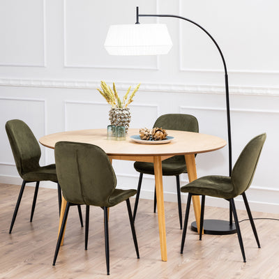 Roxby Round Dining Table in Oak 140x76cm – FTG, view 4