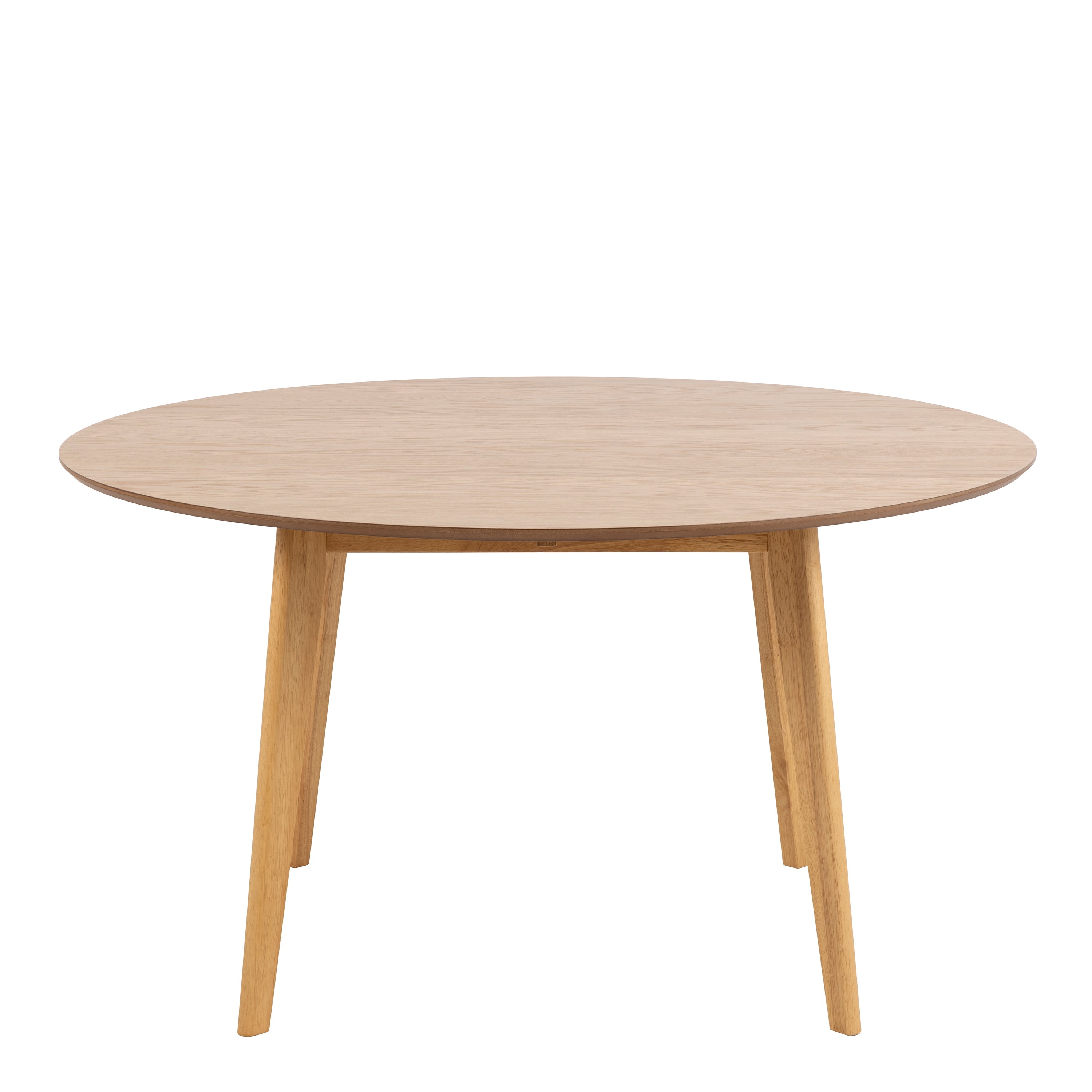 Roxby Round Dining Table in Oak 140x76cm Included 4 Roxby Dining Chairs in Oak – FTG, view 3