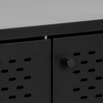 Newcastle 3 Door Sideboard in Matt Black – FTG, view 10