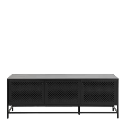 Newcastle 3 Door Sideboard in Matt Black – FTG, view 2