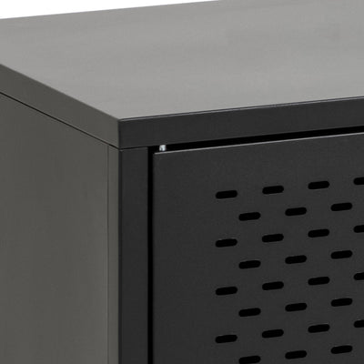 Newcastle 3 Door Sideboard in Matt Black – FTG, view 9