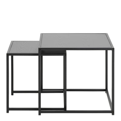 Seaford Nest of Tables in Ash Black – FTG, view 2