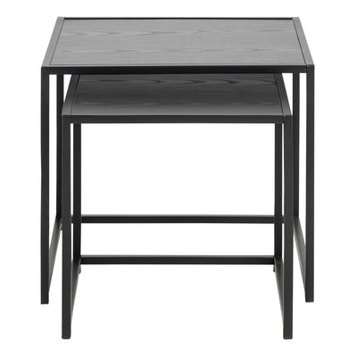Seaford Nest of Tables in Ash Black – FTG, view 3