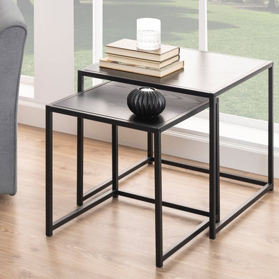 Seaford Nest of Tables in Ash Black – FTG, view 4