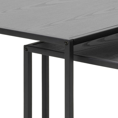 Seaford Nest of Tables in Ash Black – FTG, view 6