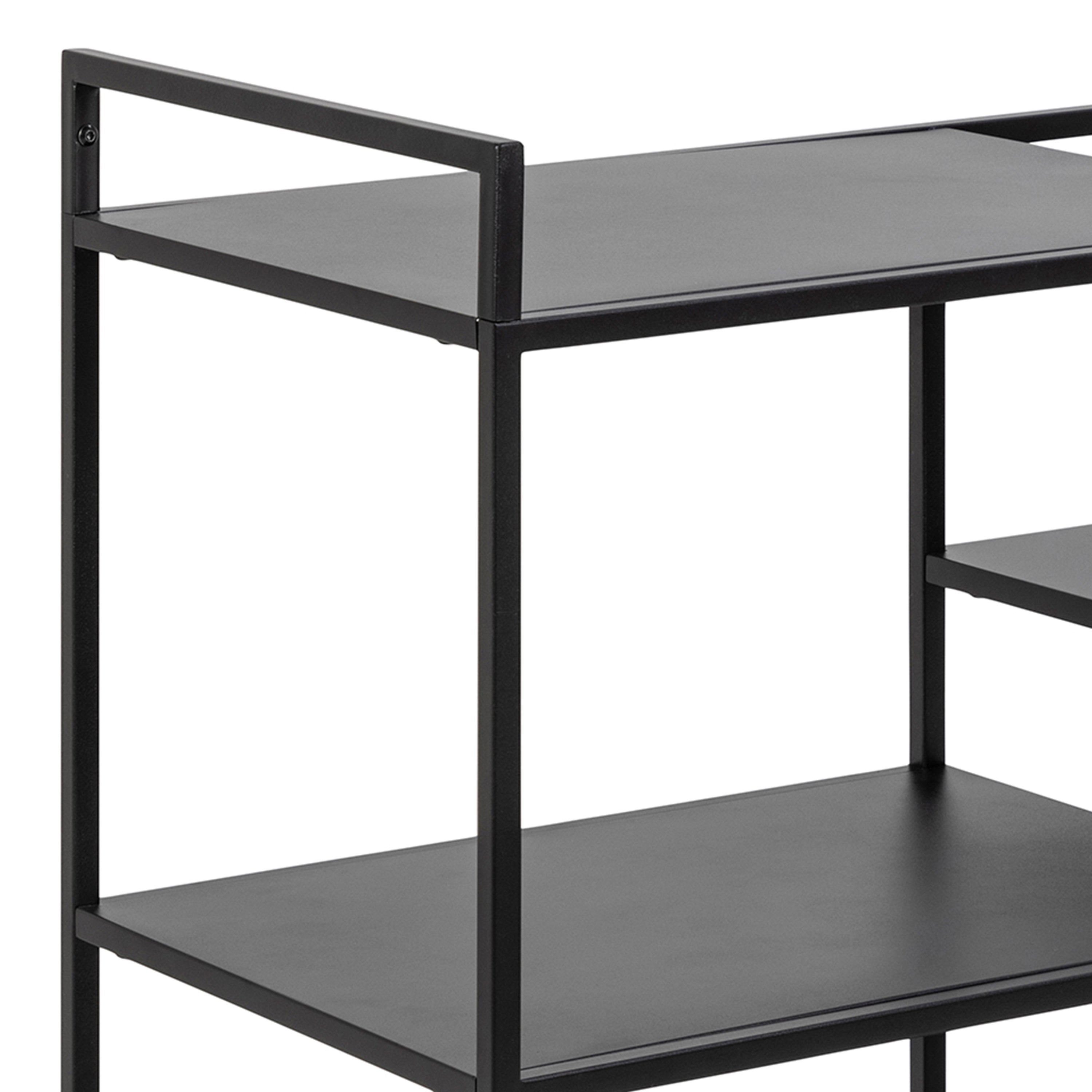 Newcastle Serving Trolley in Matt Black – FTG, view 7