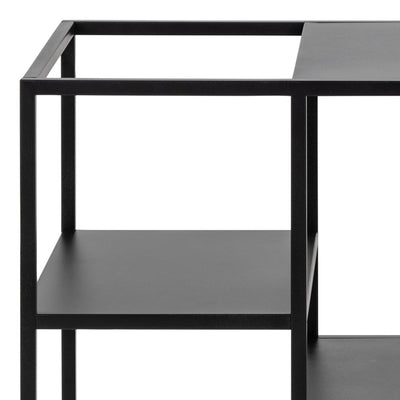 Newcastle Serving Trolley in Matt Black – FTG, view 8