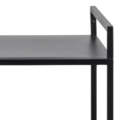 Newcastle Serving Trolley in Matt Black – FTG, view 9