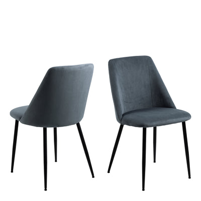 Ines Dining Chair in Grey Set of 4 – FTG