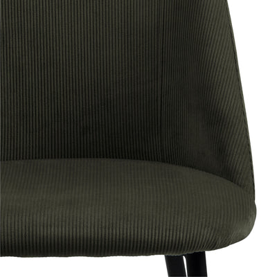 Ines Dining chair in Olive Green Set of 4 – FTG, view 10