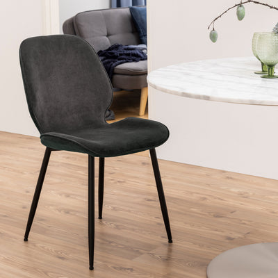 Femke Dining Chair in Anthracite Set of 4 – FTG, view 6