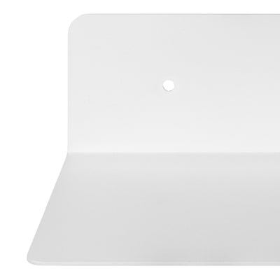 Joliet Rectangular Wall Shelf 50cm in White – FTG, view 4
