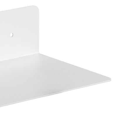 Joliet Rectangular Wall Shelf 50cm in White – FTG, view 6