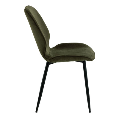 Femke Dining Chair in Olive Green Set of 4 – FTG, view 3