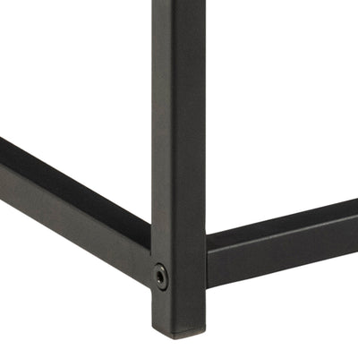 Gila Square Coffee Table with Open Shelf in Oak & Black – FTG, view 8
