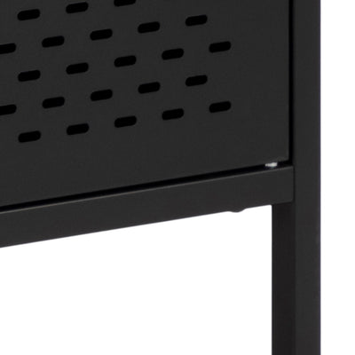 Newcastle 3 Door Raised Sideboard in Matt Black – FTG, view 11