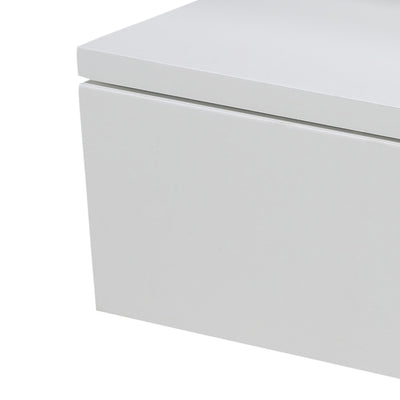 Ashlan Bedside Table with 1 Drawer in White – FTG, view 9