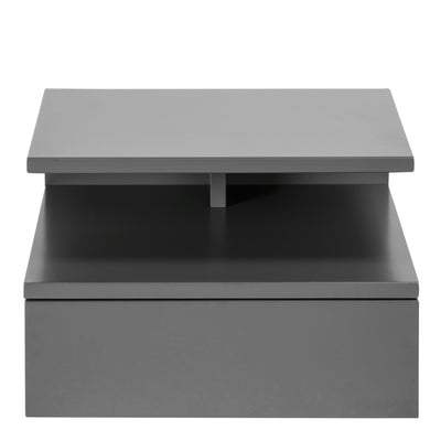 Ashlan Bedside Table with 1 Drawer in Grey – FTG, view 2