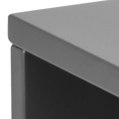 Ashlan Bedside Table with 1 Drawer in Grey – FTG, view 7