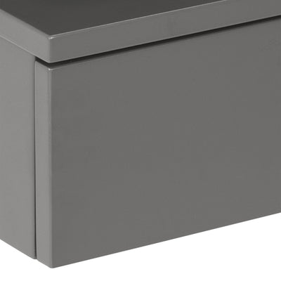 Ashlan Bedside Table with 1 Drawer in Grey – FTG, view 9