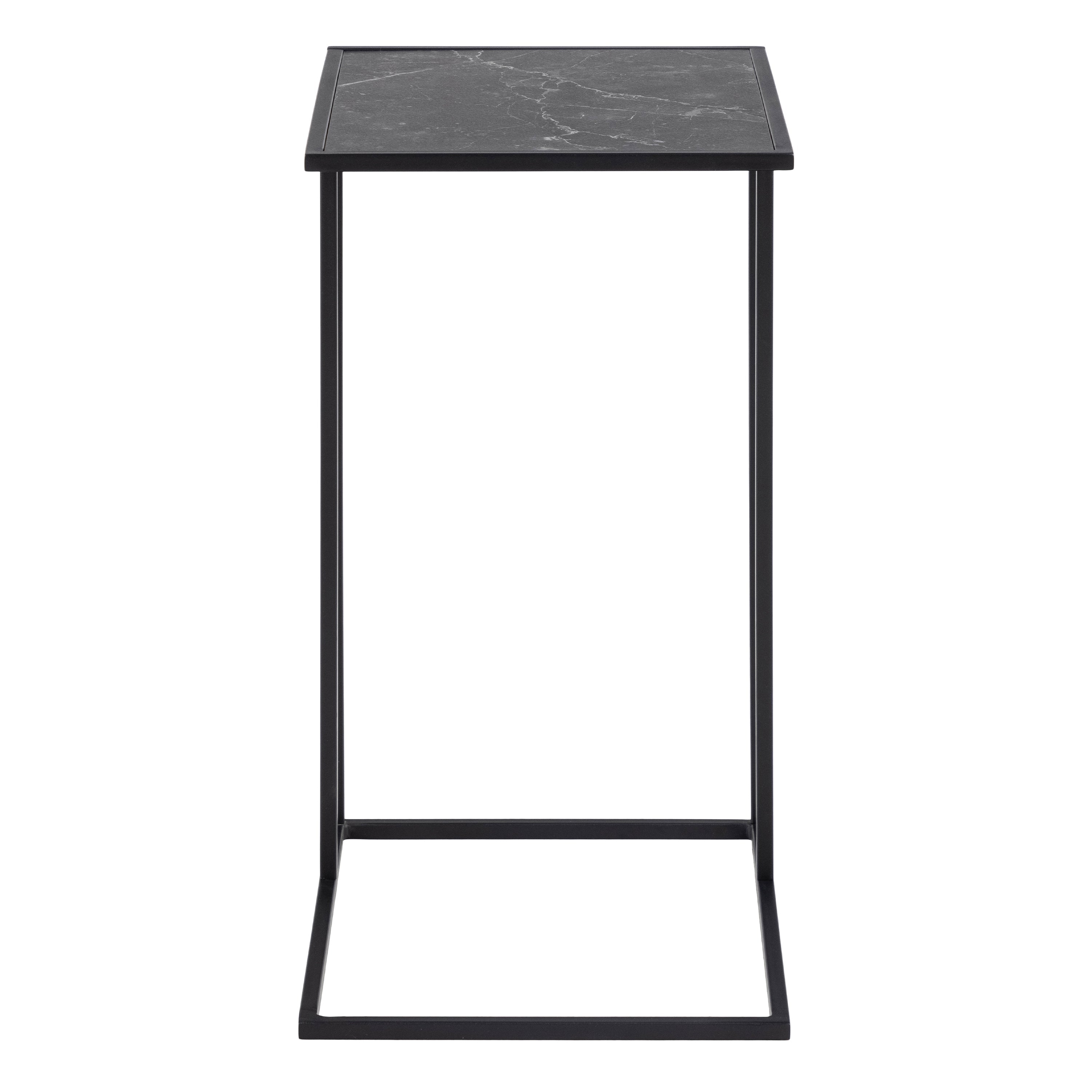 Infinity Side Table in Matt Black – FTG, view 2