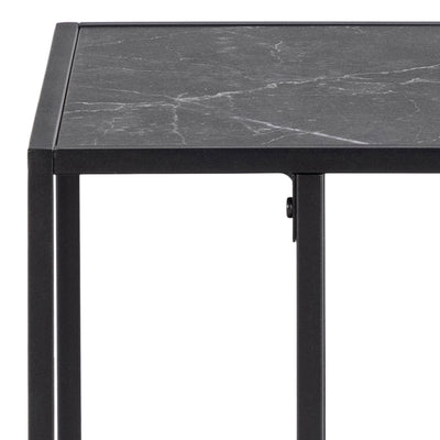 Infinity Side Table in Matt Black – FTG, view 6