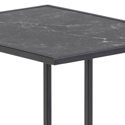 Infinity Side Table in Matt Black – FTG, view 7
