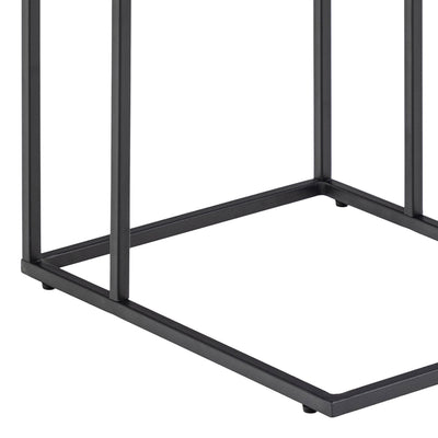 Infinity Side Table in Matt Black – FTG, view 8