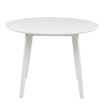 Roxby Round Dining Table in White – FTG, view 2