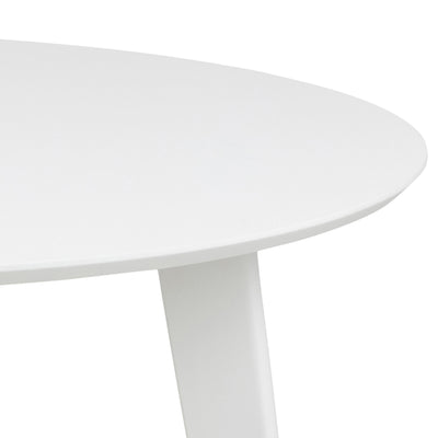 Roxby Round Dining Table in White – FTG, view 6