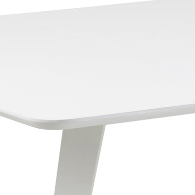 Roxby Square Dining Table in White – FTG, view 7