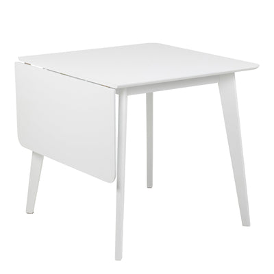 Roxby Square Dining Table in White Included 2 Roxby Dining Chair in White – FTG, view 2