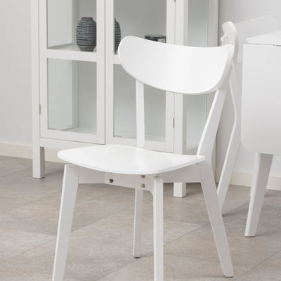 Roxby Square Dining Table in White Included 2 Roxby Dining Chair in White – FTG, view 9