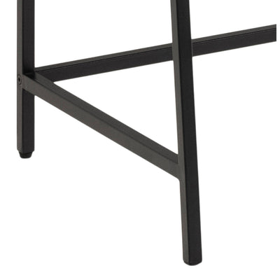 Seaford Bookcase Desk with 1 Drawer in Black and Oak – FTG, view 7