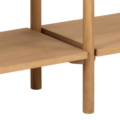 Braidwood Bookcase with 4 Shelves in Oak – FTG, view 9