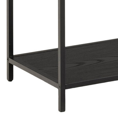 Seaford Bookcase with 4 Shelves in Black – FTG, view 9