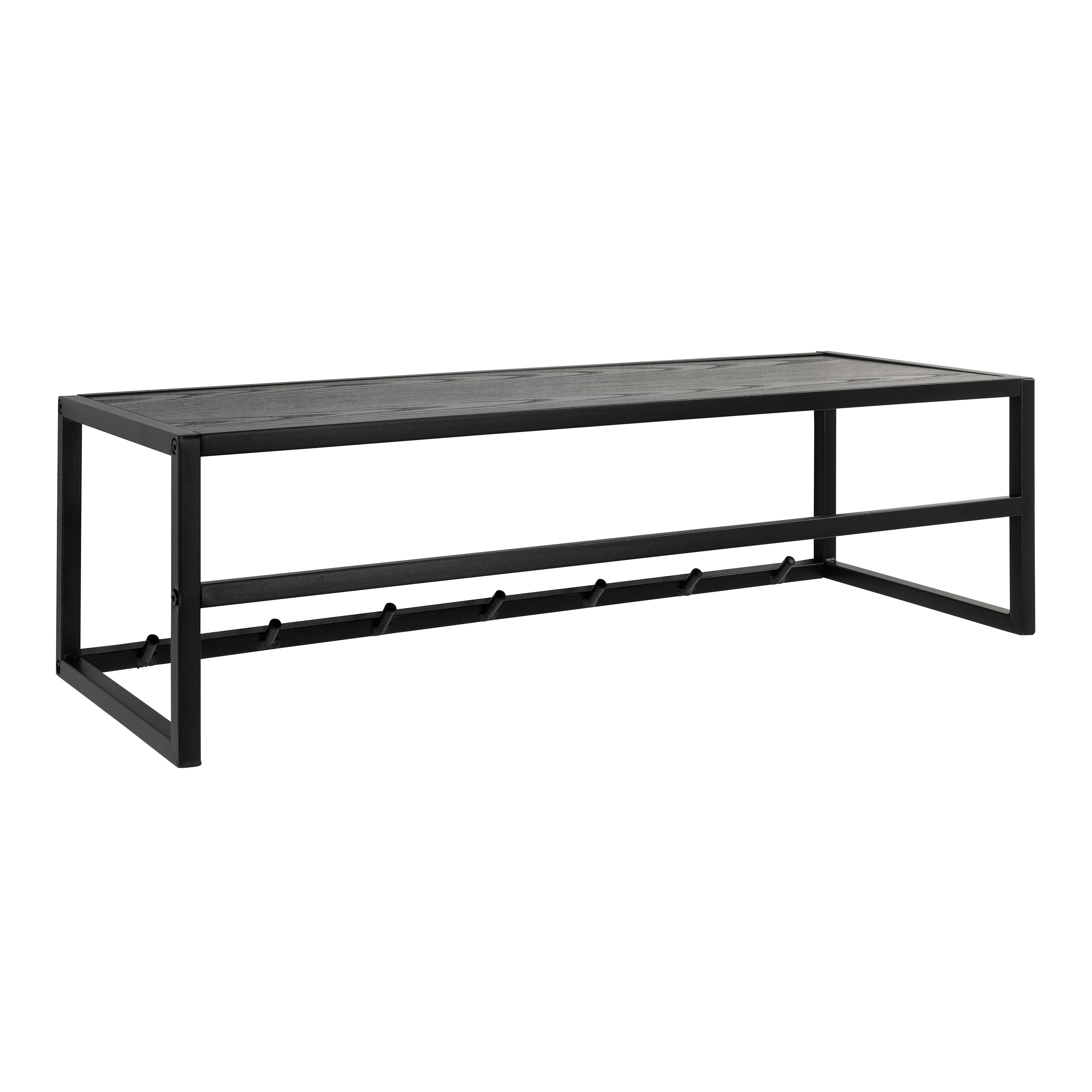 Seaford Coat Rack in Black And Oak – FTG