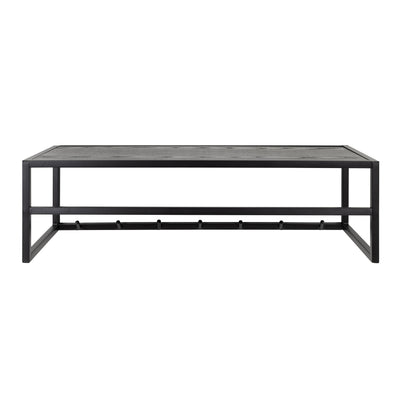 Seaford Coat Rack in Black And Oak – FTG, view 2