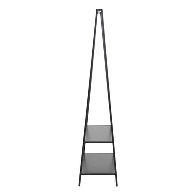 Seaford Clothes Rack with 2 shelves in Black – FTG, view 3