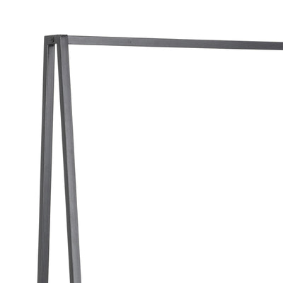 Seaford Clothes Rack with 2 shelves in Black – FTG, view 6