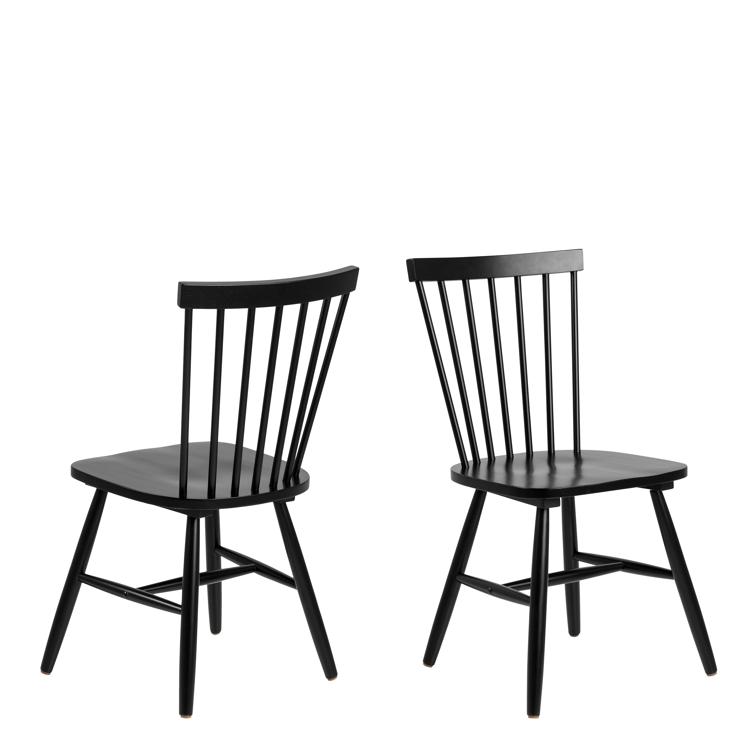 Riano Dining Chairs in Black Set of 2 – FTG