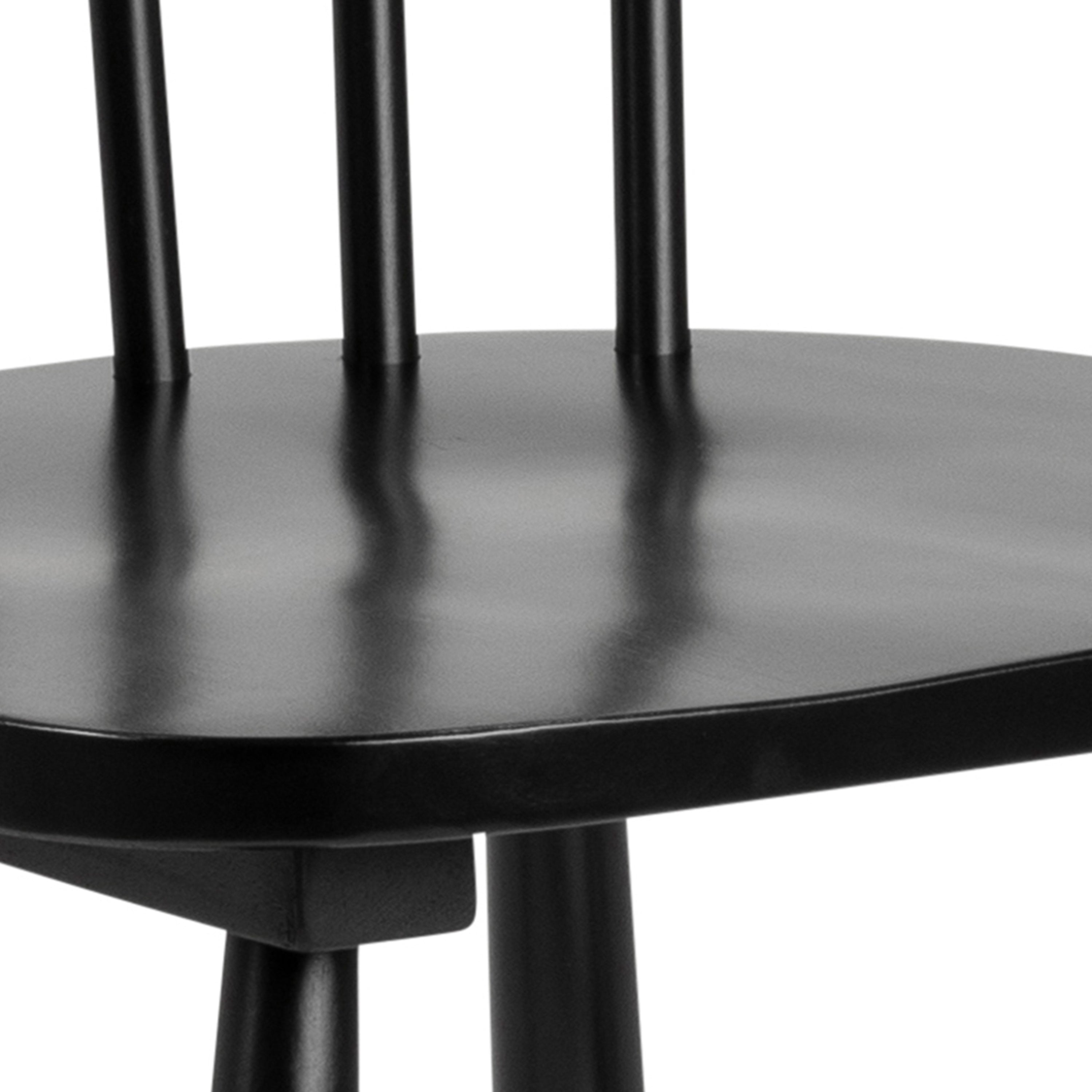 Riano Dining Chairs in Black Set of 2 – FTG, view 8