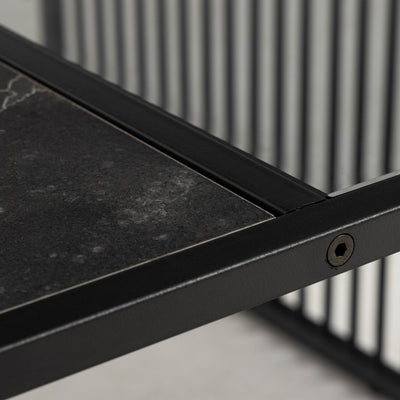 Strington Square Coffee Table in Black – FTG, view 9