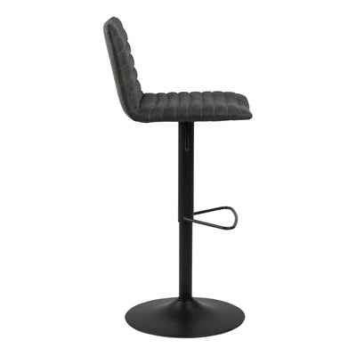 Kimmy Bar Stool in Grey Fabic Set of 2 – FTG, view 3