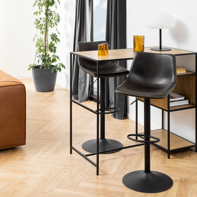 I_Oregon Bar Stool in Black, One Supplied – FTG, view 4