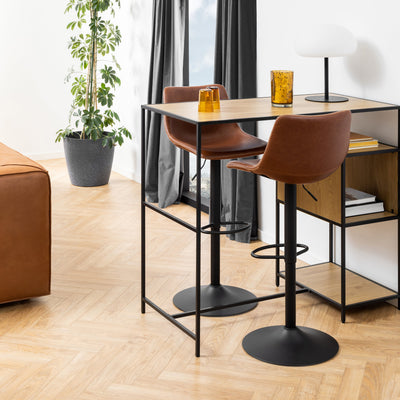 I_Oregon Bar Stool in Brown, One supplied – FTG, view 5