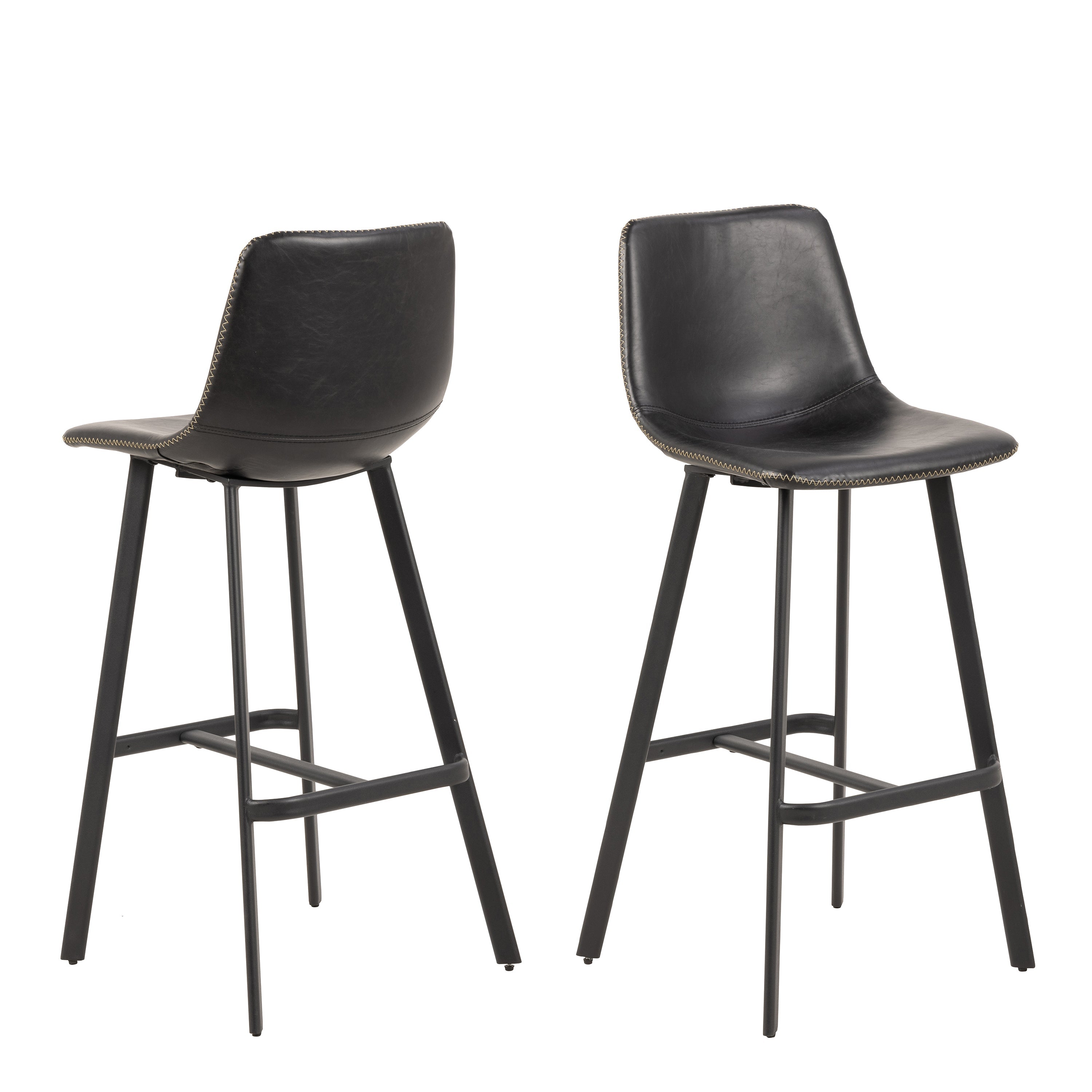 I_Oregon Bar Chair in Black Set of 2 – FTG