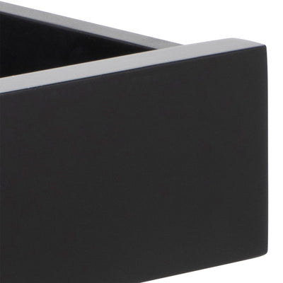 Cholet Square Bedside Table with 1 Drawer in Black – FTG, view 7