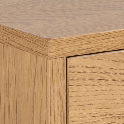 Cholet Square Bedside Table with 1 Drawer in Oak – FTG, view 5